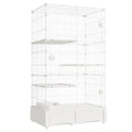 4 Tier Indoor Cat Enclosure with 3 Jumping Platforms W390600