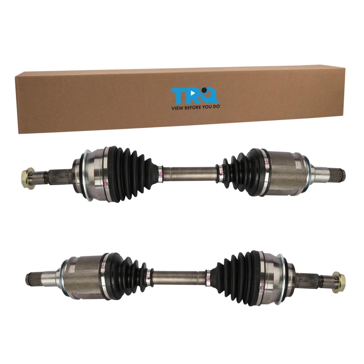 Front 2 Piece CV Axle Shaft Assembly Set J373