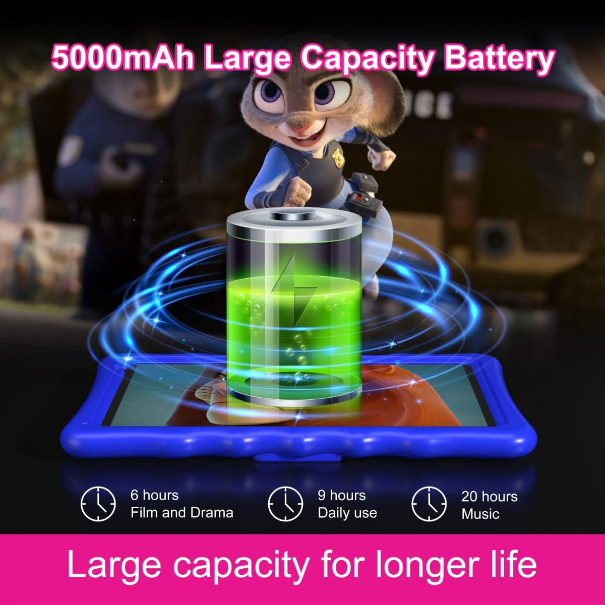10 Inch Android Tablet with Protective Case C349