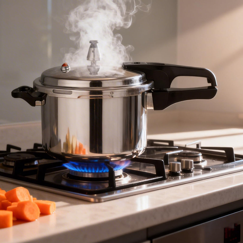 4.2 Quart Aluminum Stovetop Pressure Cooker X26081