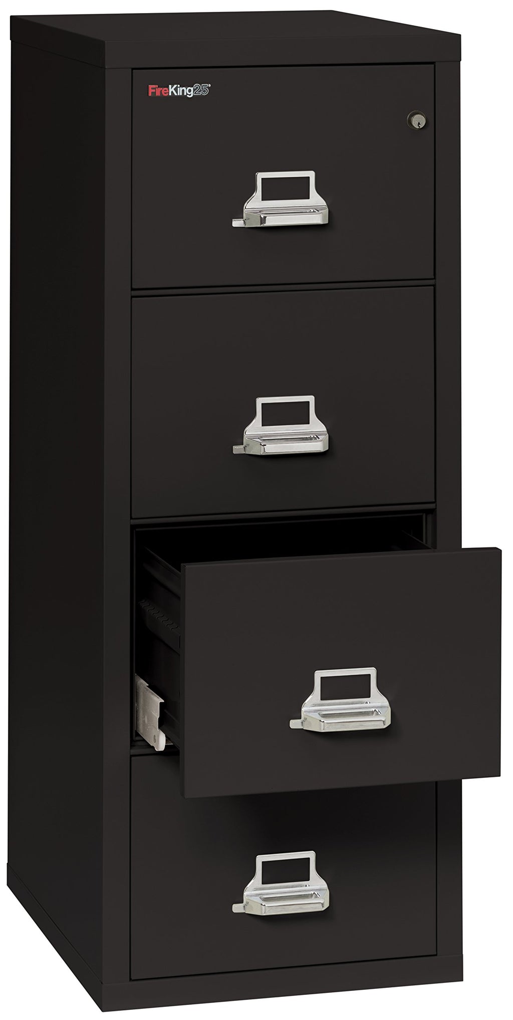 Black 4 Drawer Legal Fire Rated File Cabinet I688510