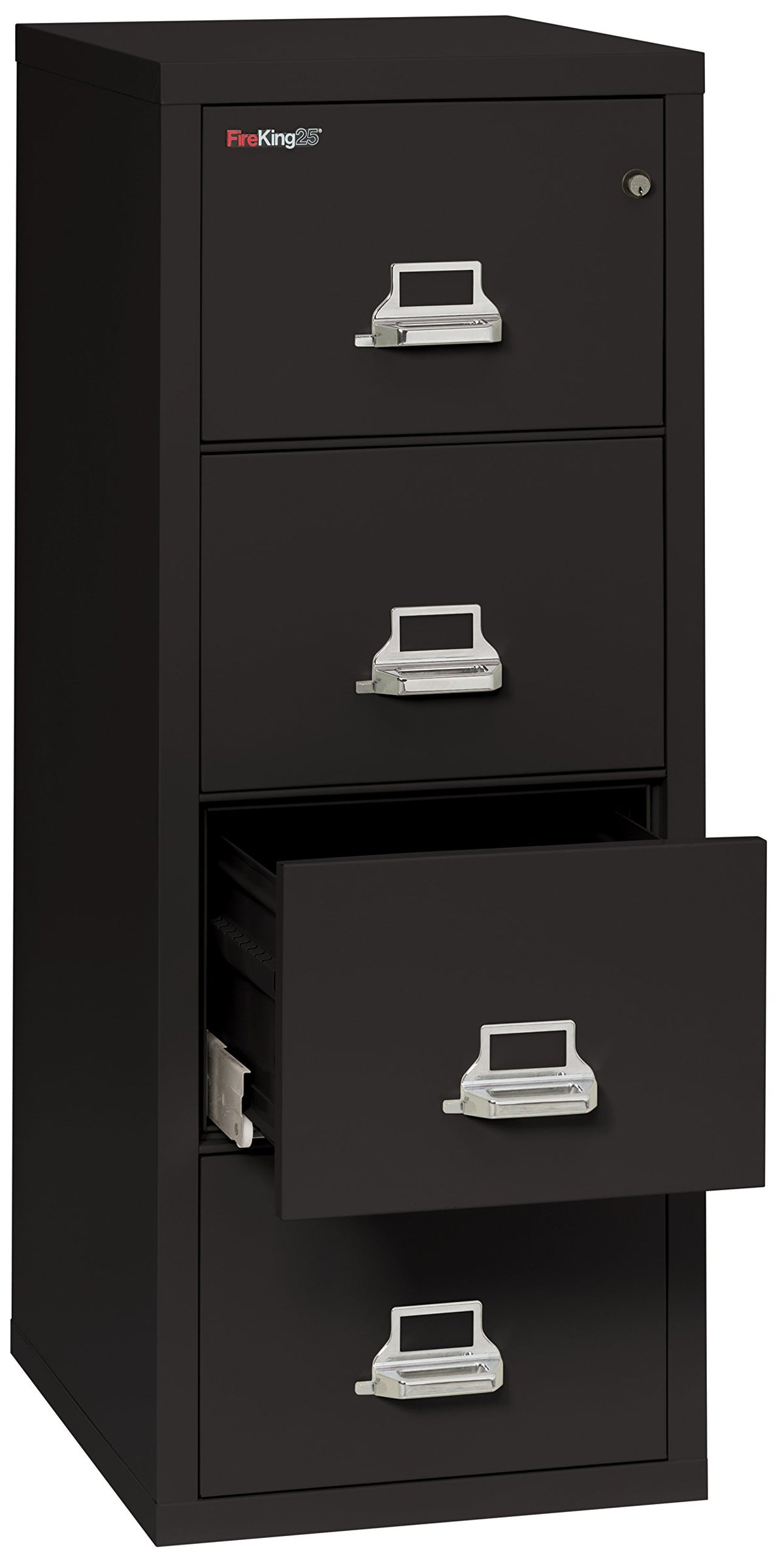 Black 4 Drawer Legal Fire Rated File Cabinet I688510