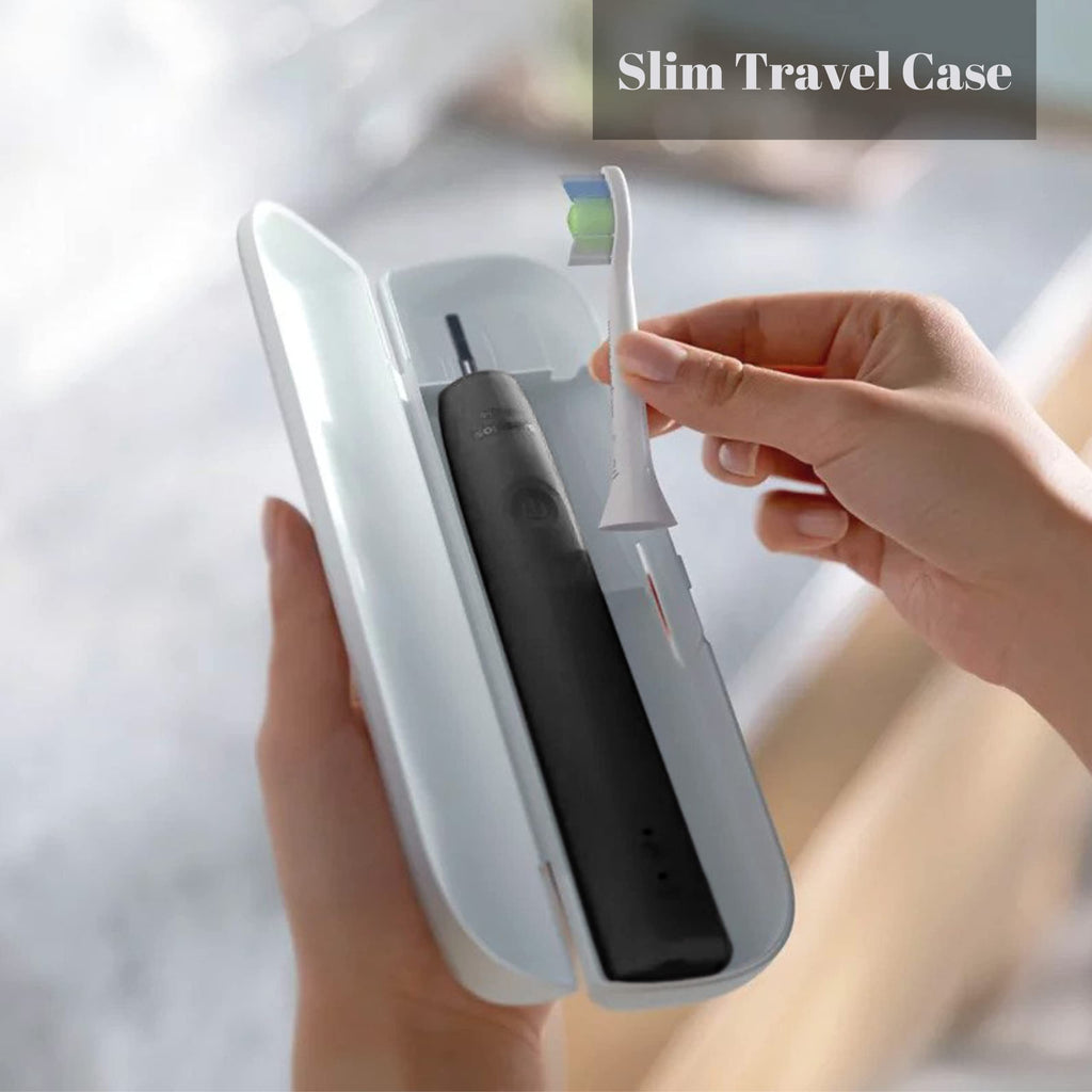 Rechargeable Electric Toothbrush with Pressure Sensor and Travel Case G20780