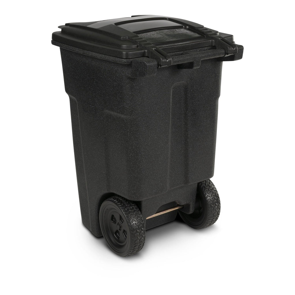 Blackstone Trash Can with Wheels and Attached Lid, 48 Gallon Y6405