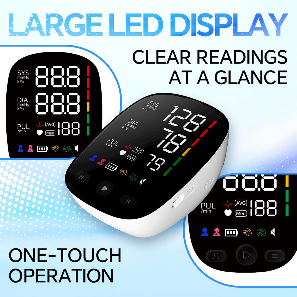 Electronic Blood Pressure Monitor with 9~17 inch Cuff D19133