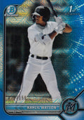 2022 Bowman Chrome Mega Box Mojo Refractor Baseball Trading Card Z407