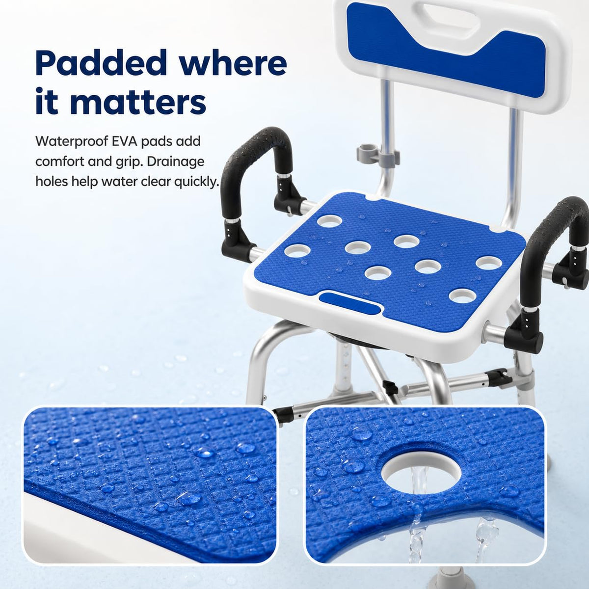 Heavy Duty Swivel Shower Chair E51040
