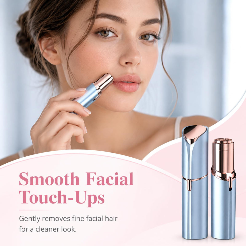 Facial Hair Remover with 2 Replacement Heads A306