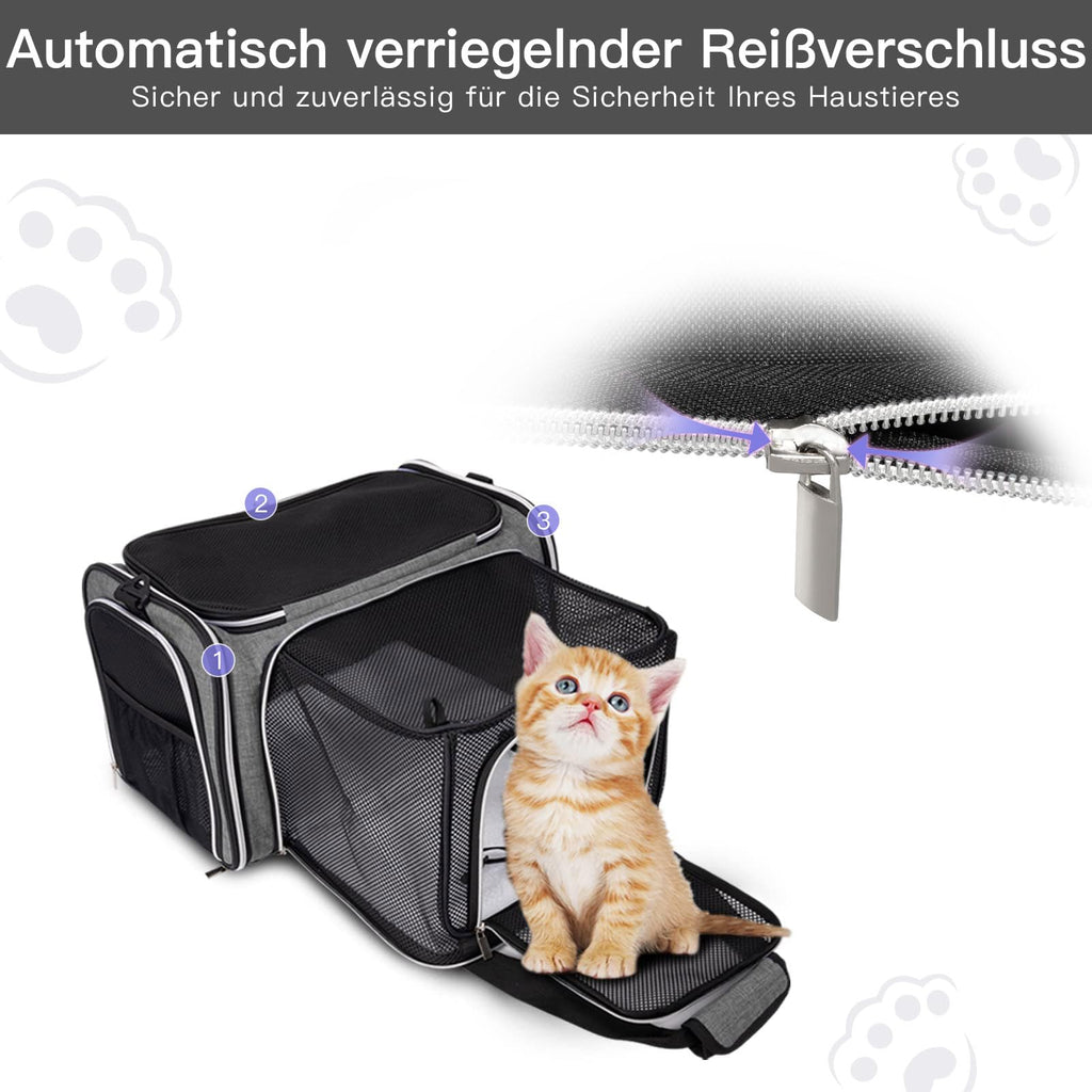 Airline Approved Soft Side Pet Carrier with Fleece Pad Z7404