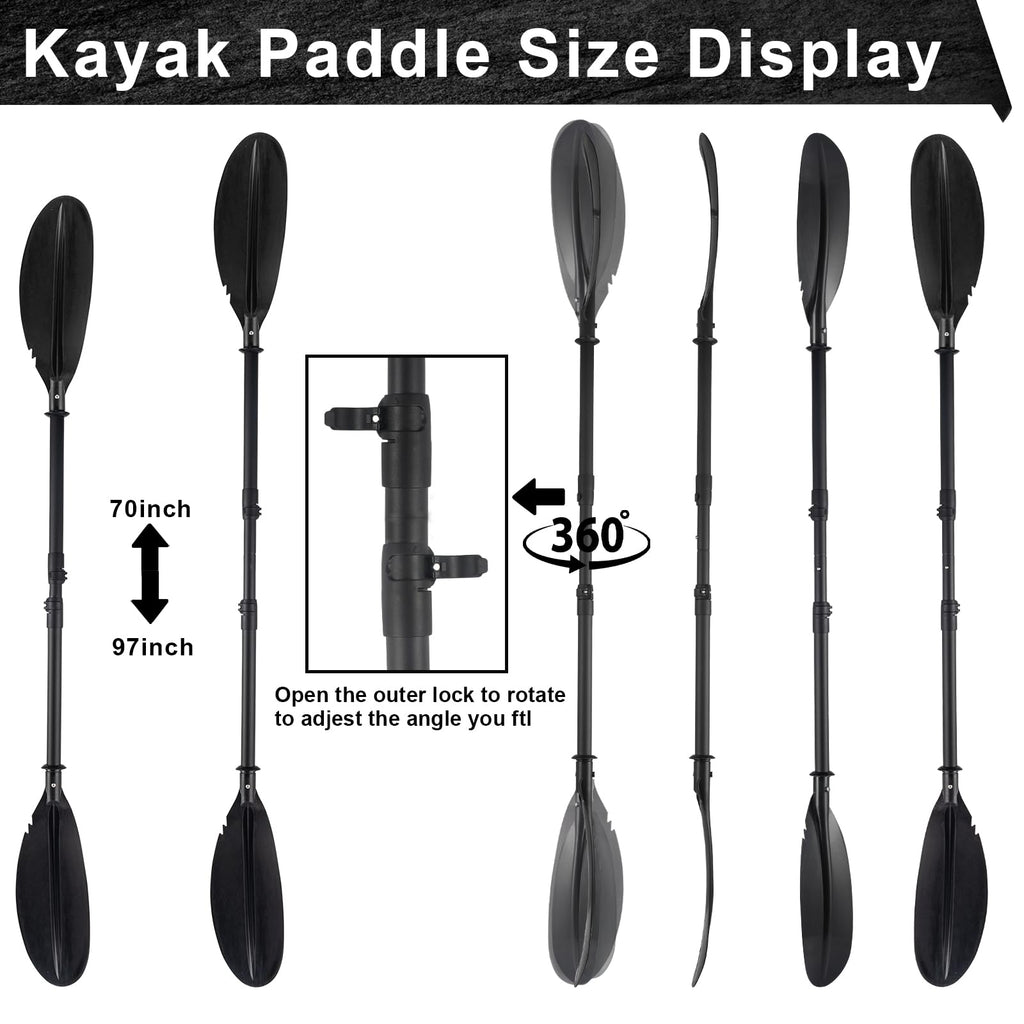 Telescoping Kayak Paddles with Paddle Leash M418520