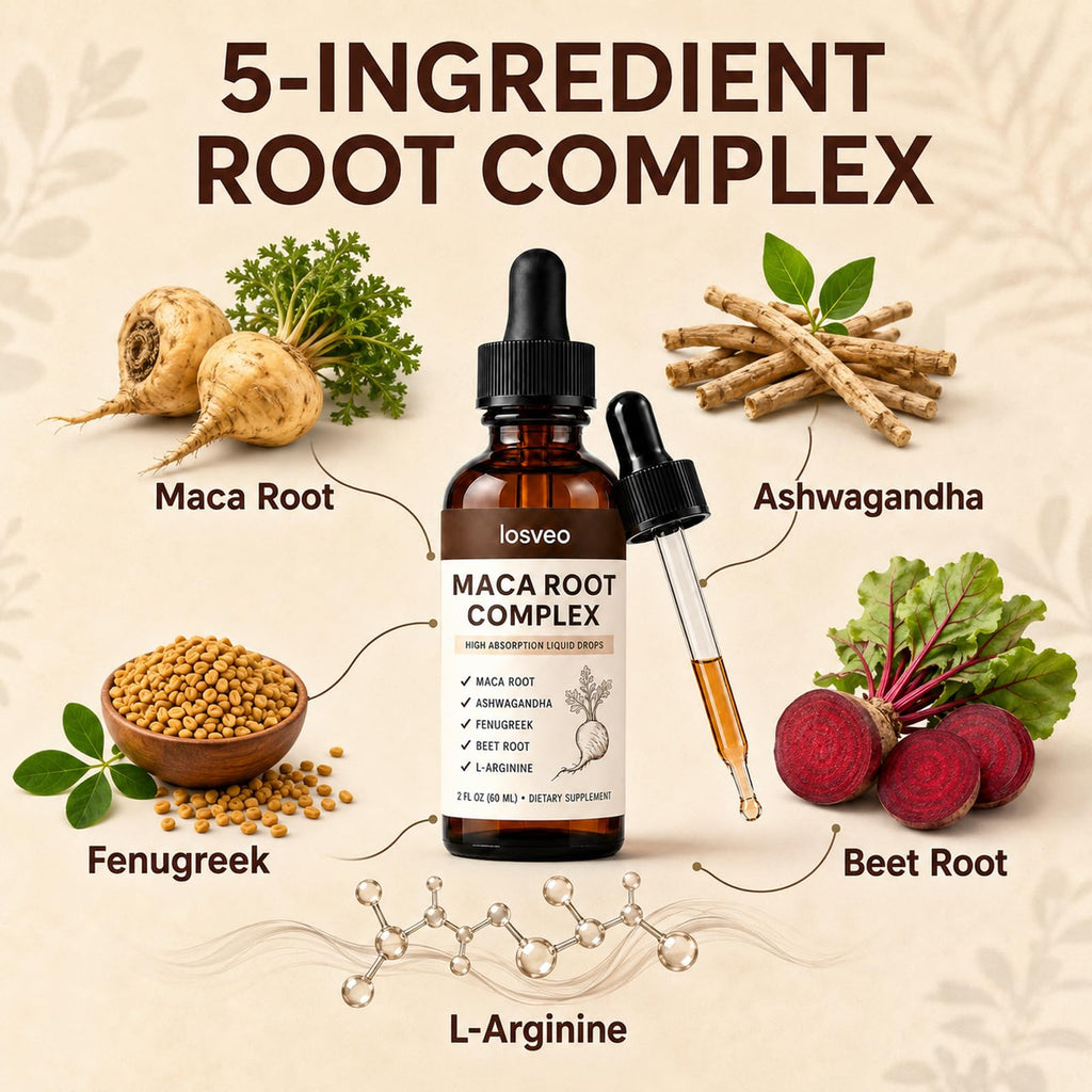 Maca Root Complex Drops with Ashwagandha, Fenugreek, Beet Root & L-Arginine, 2floz N455872