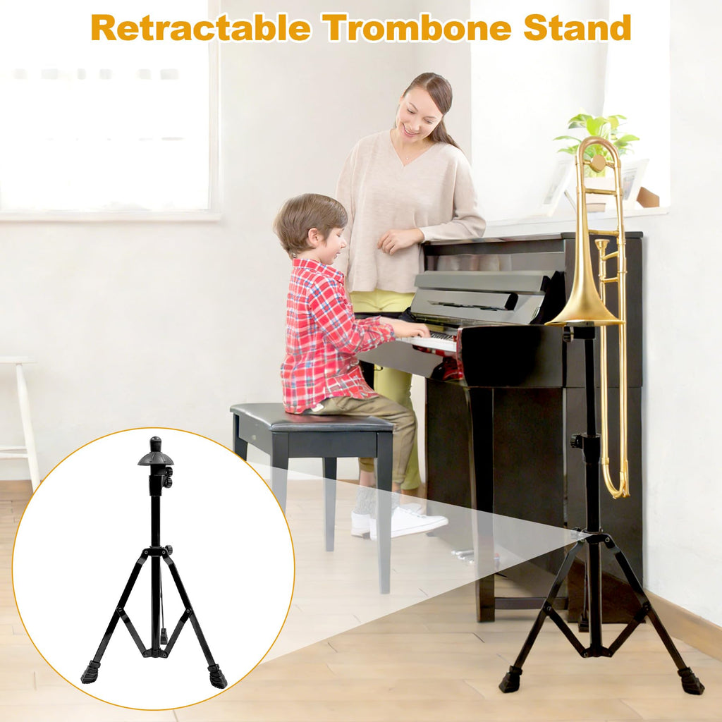 Retractable Trombone Stand with Height Adjustment P572935