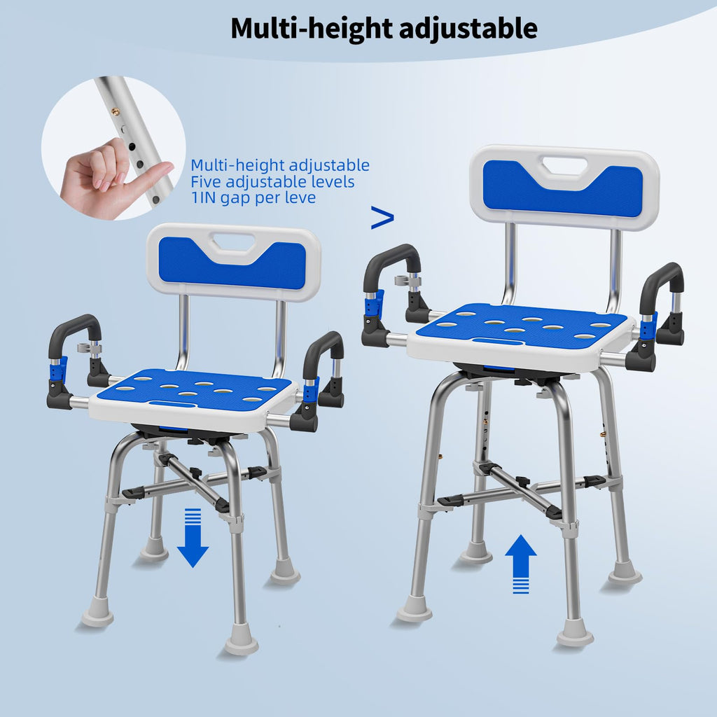 Heavy Duty Swivel Shower Chair E51040