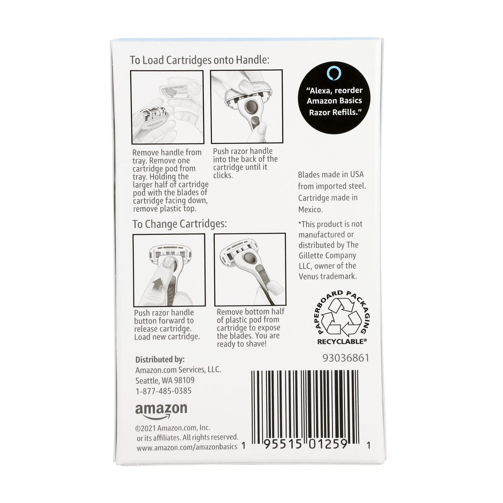 5-Blade Razor Refills 6 Count Pack of 2 I925209
