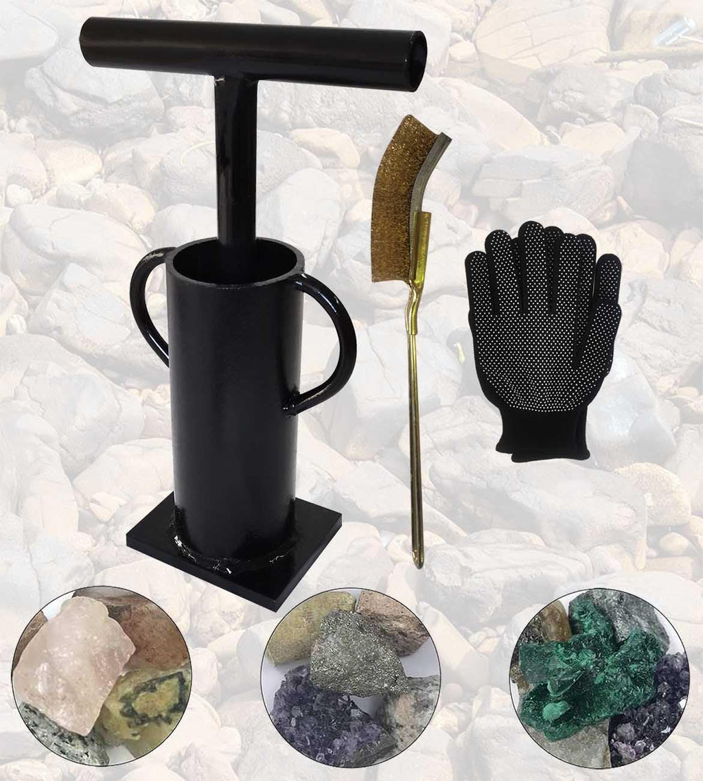 Manual Hand Glass Ore Rock Crusher Machine I298