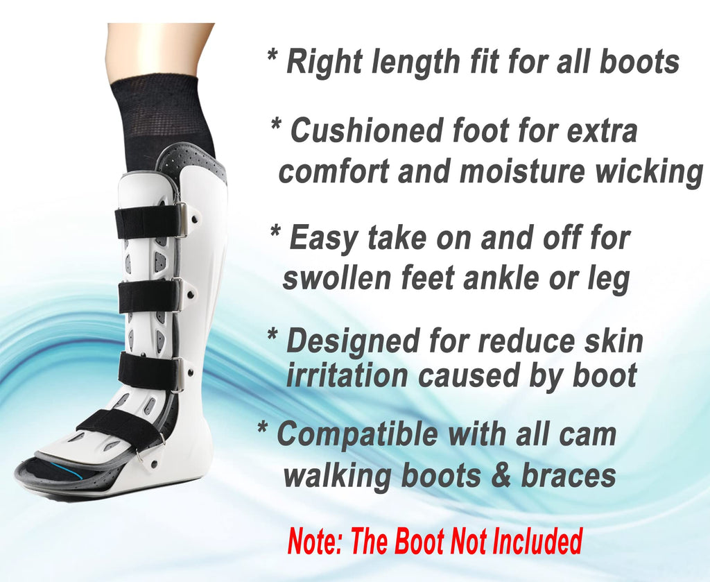 2 Pairs Replacement Sock Liner for Walking Boot K1742