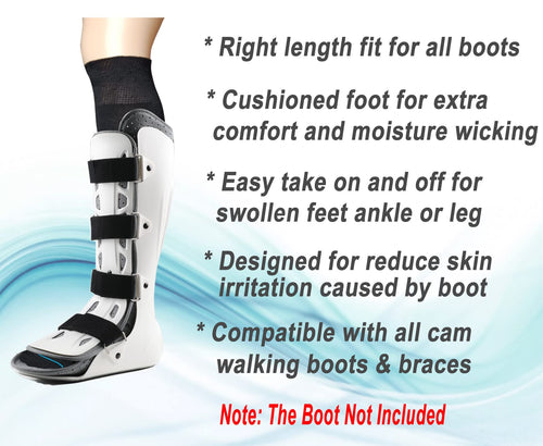 2 Pairs Replacement Sock Liner for Walking Boot K1742