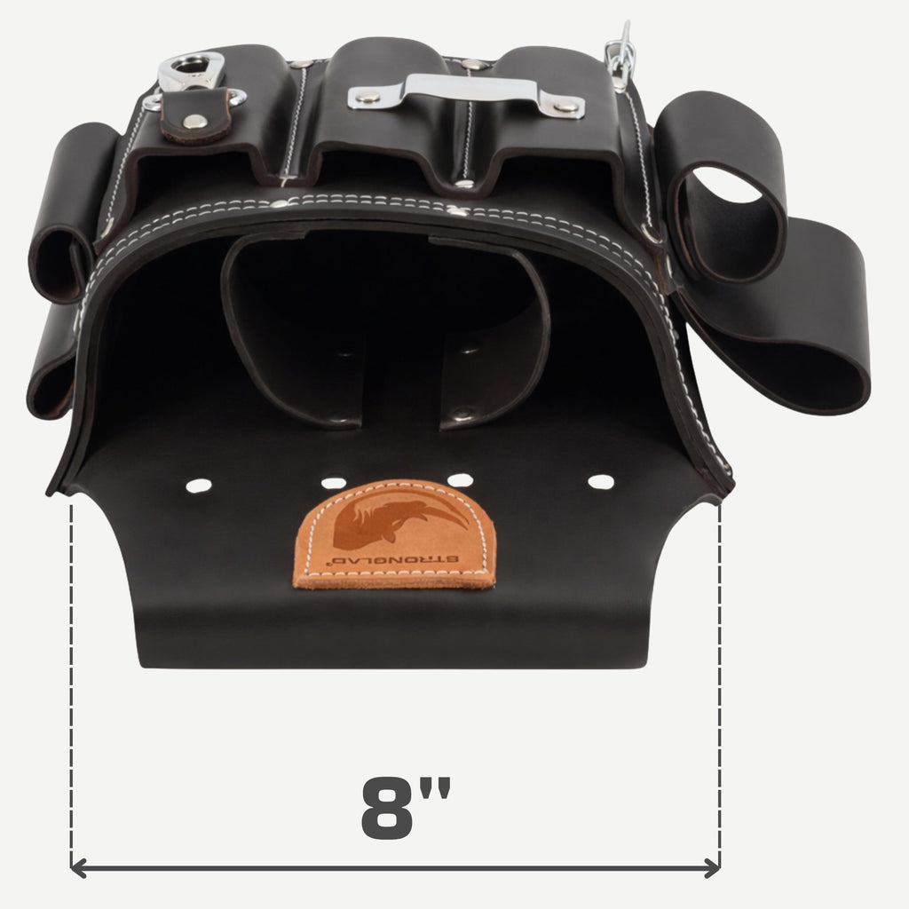 13-Pocket Top-Grain Leather Electricians Tool Belt P384263