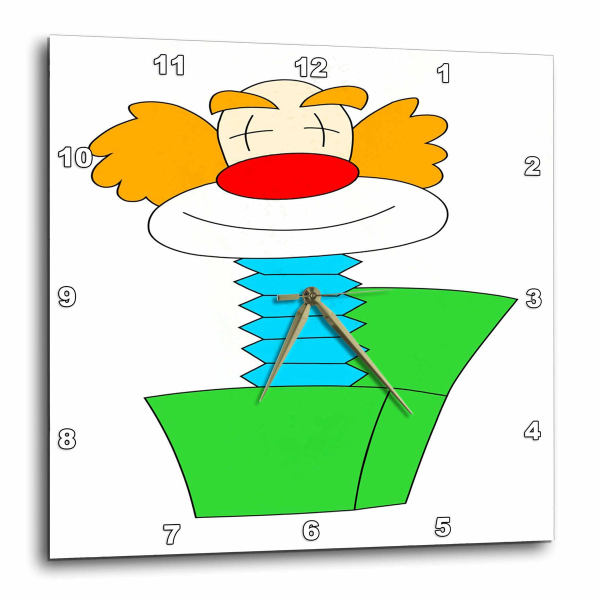 Cute Jack in the Box Wall Clock B9234