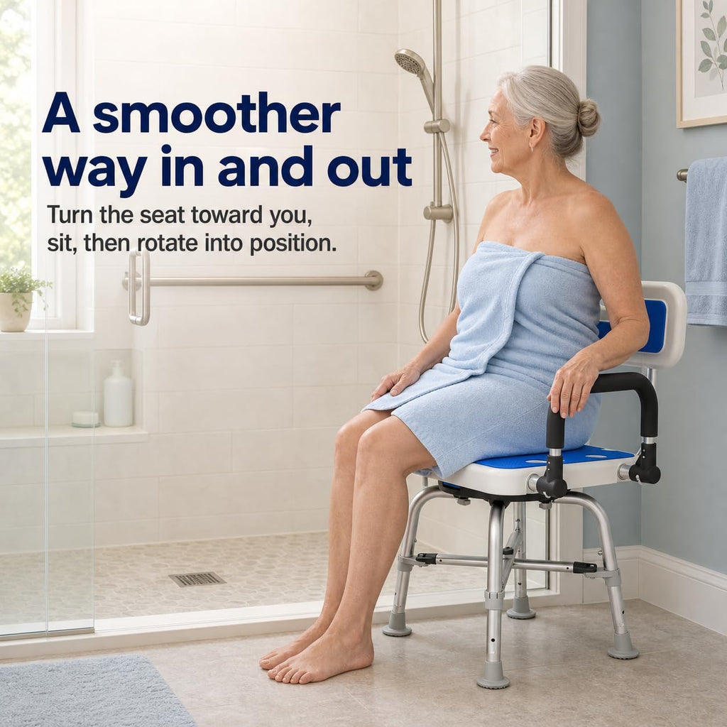Heavy Duty Swivel Shower Chair E51040