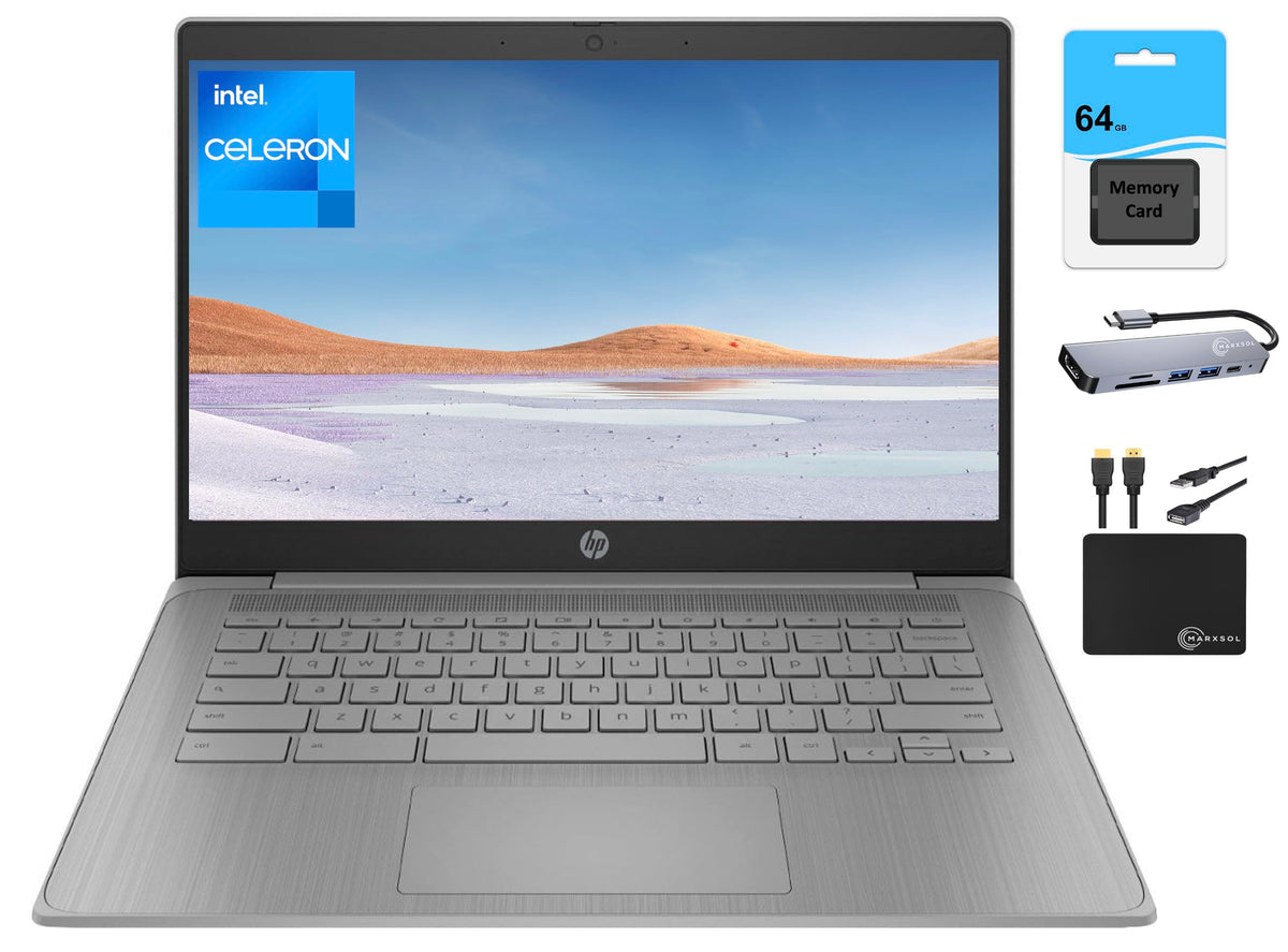 14" HD Chromebook Intel Celeron N4120 4GB RAM 128GB Storage M4717