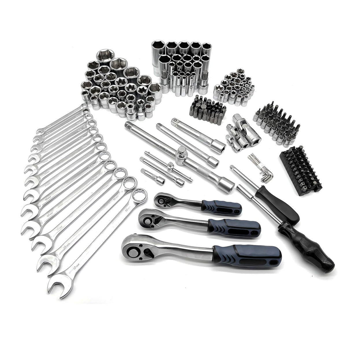 216 Pc Ratchet Socket Wrench Set S7329