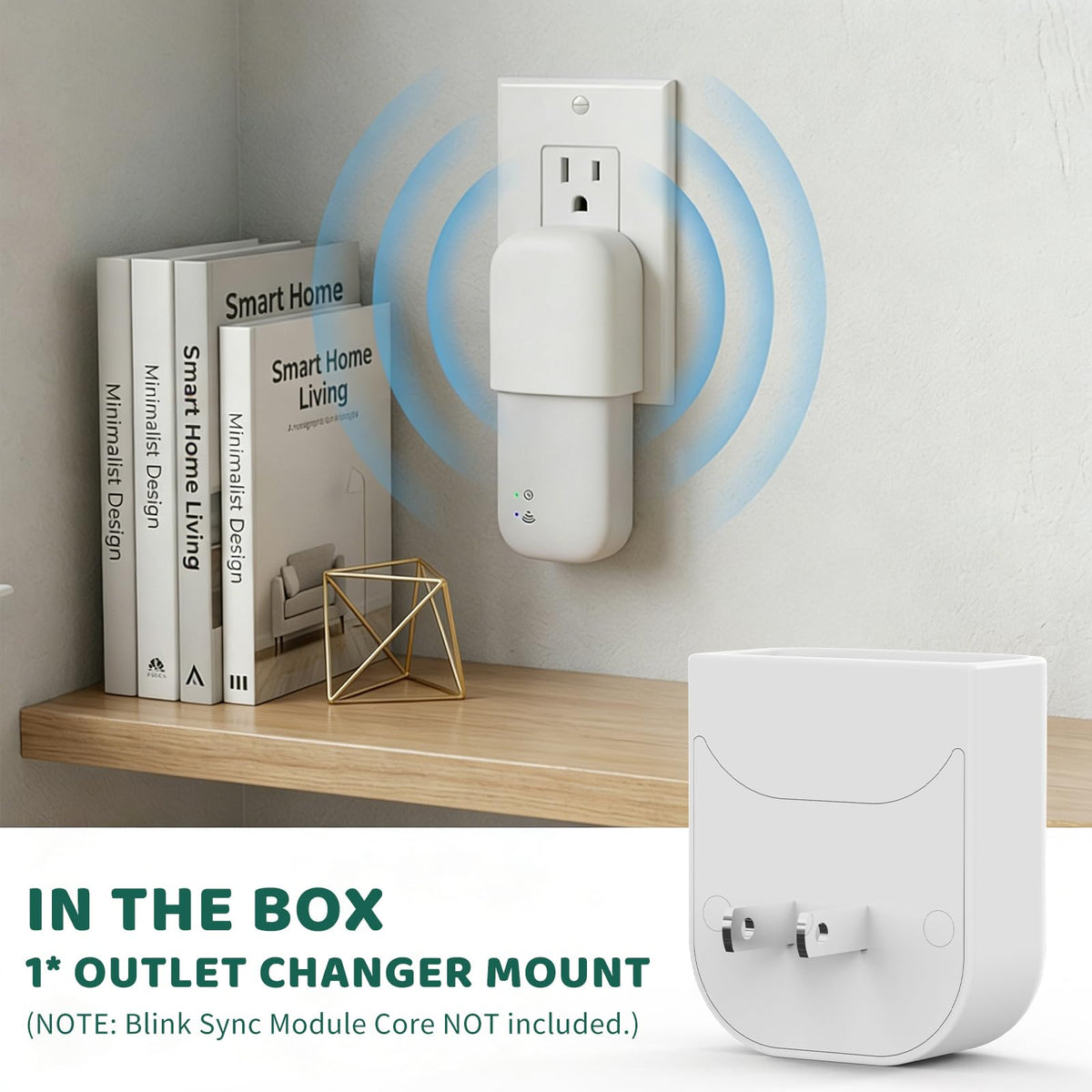 Wall Mount Bracket with Built-in Plug F4777