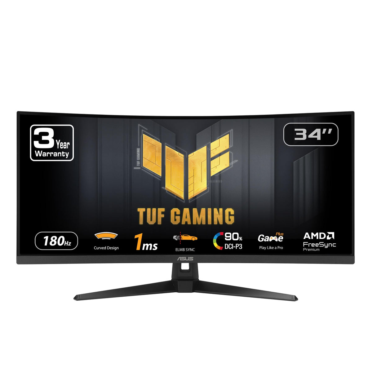34 Inch 1440p 180Hz Ultrawide HDR Gaming Monitor R70910