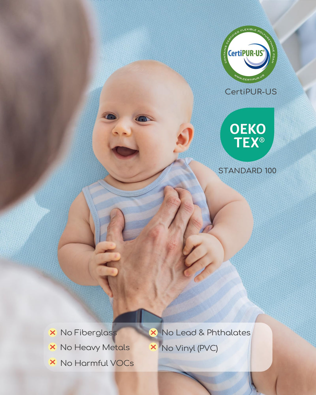 Breathable Waterproof Crib Mattress H20130