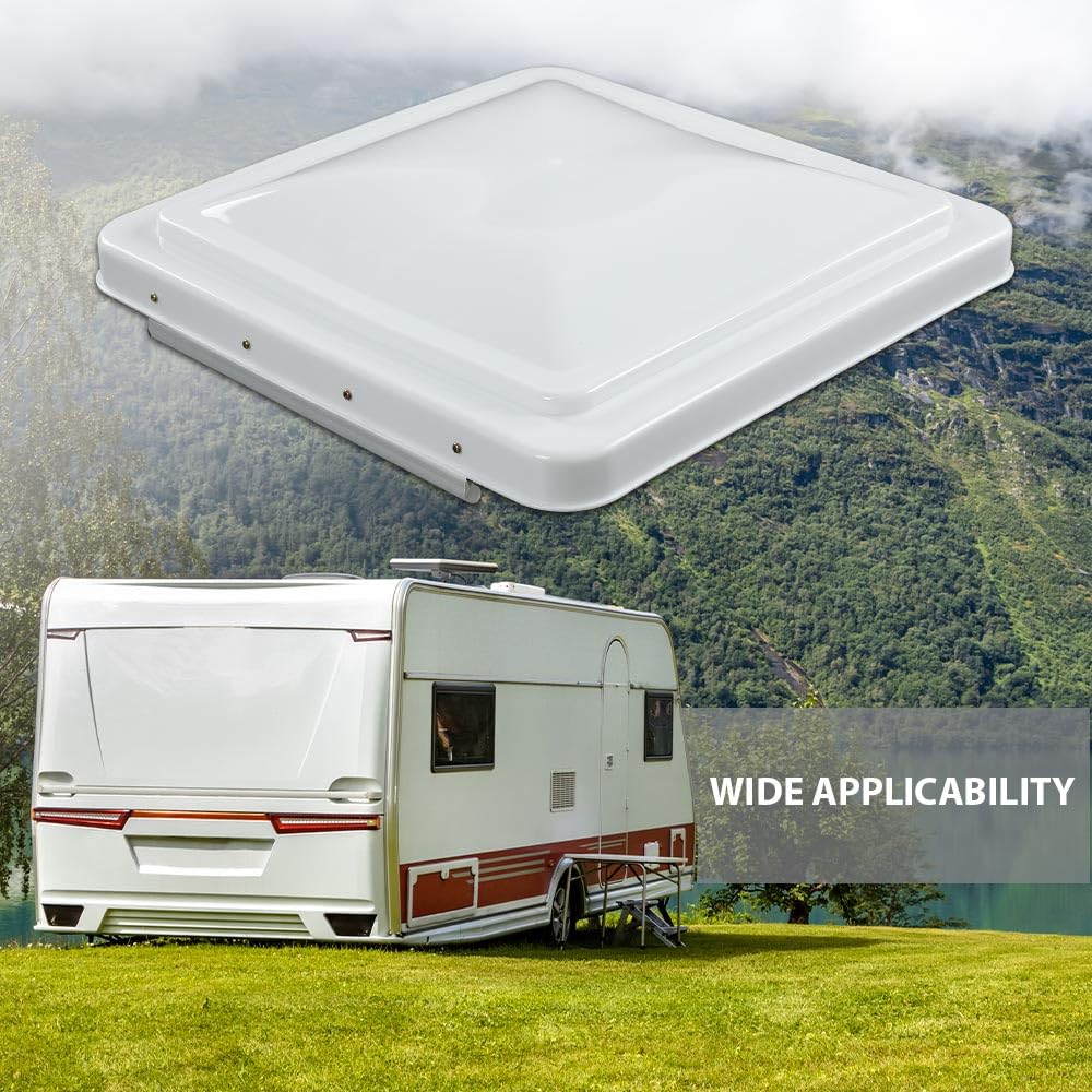 14" x 14" White Roof Vent Cover S294160