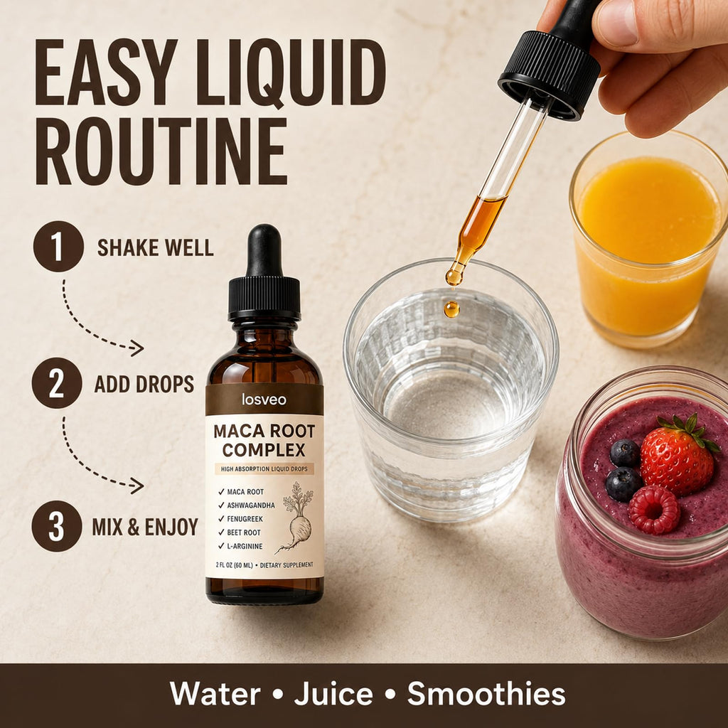 Maca Root Complex Drops with Ashwagandha, Fenugreek, Beet Root & L-Arginine, 2floz N455872