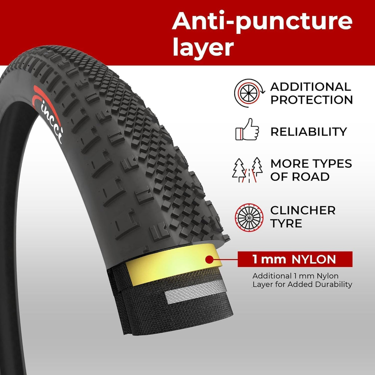 700x38c Gravel Bike Tires & Tube Foldable D800111