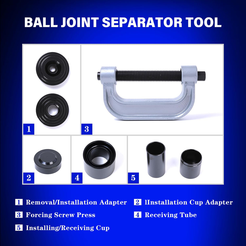 10PC Ball Joint Removal Tool Kit J664522