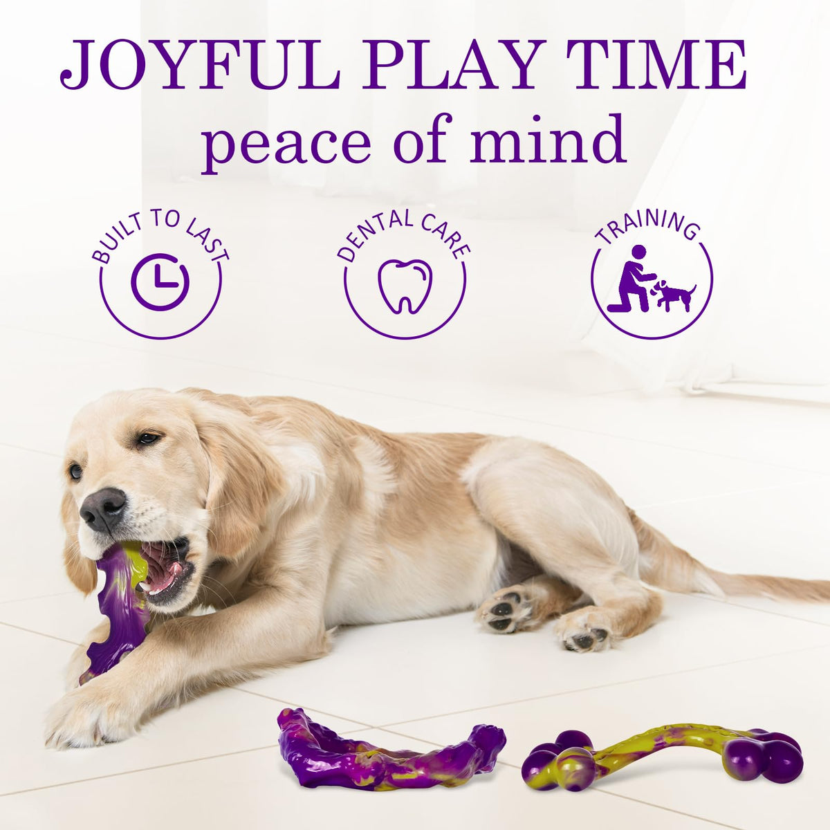 Tough Dog Chew Toys 3 Pack for Large Dogs U68535