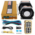 12V 400W 18 Tones Police Siren PA System with Horn Speaker & Remote Control G536966