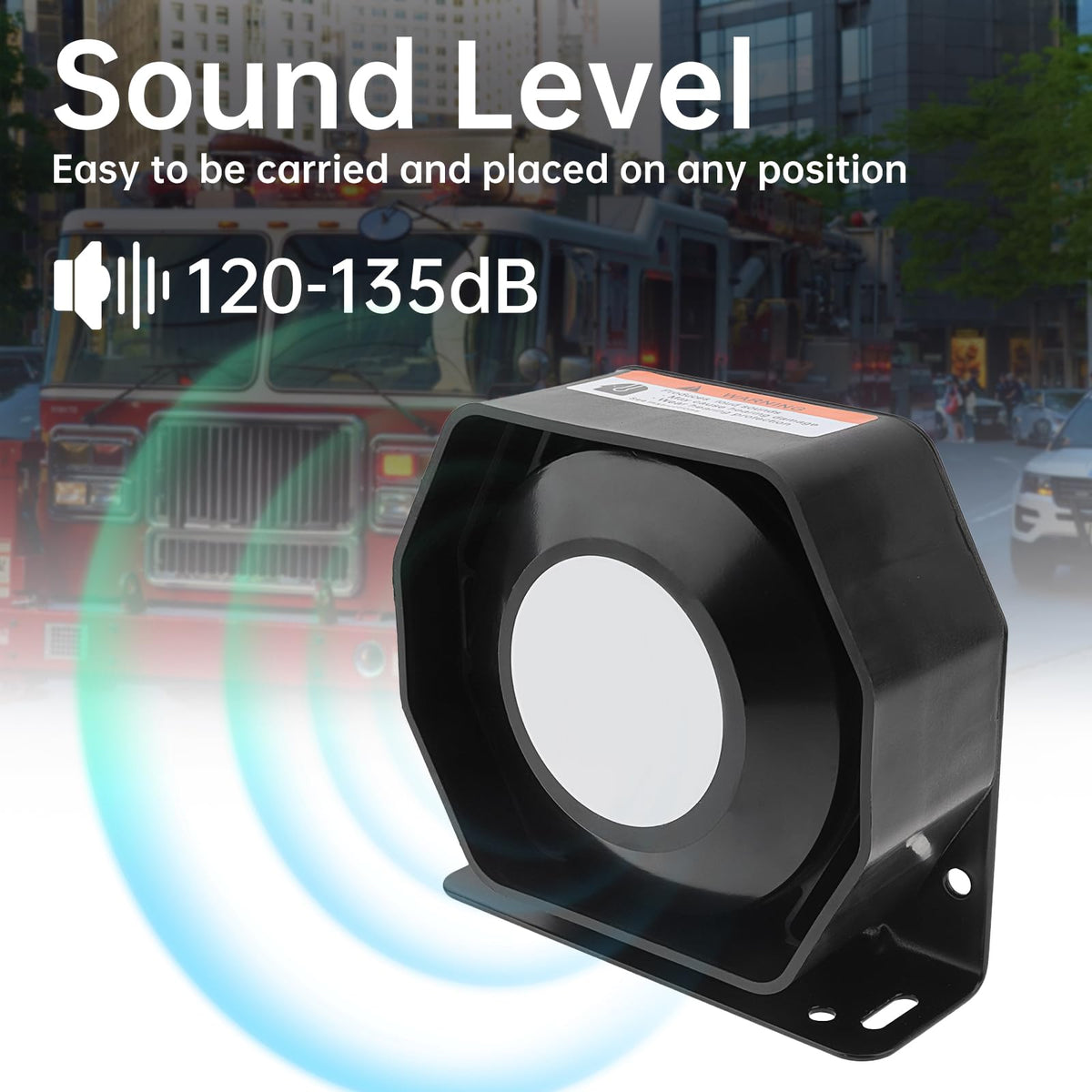 12V 400W 18 Tones Police Siren PA System with Horn Speaker & Remote Control G536966