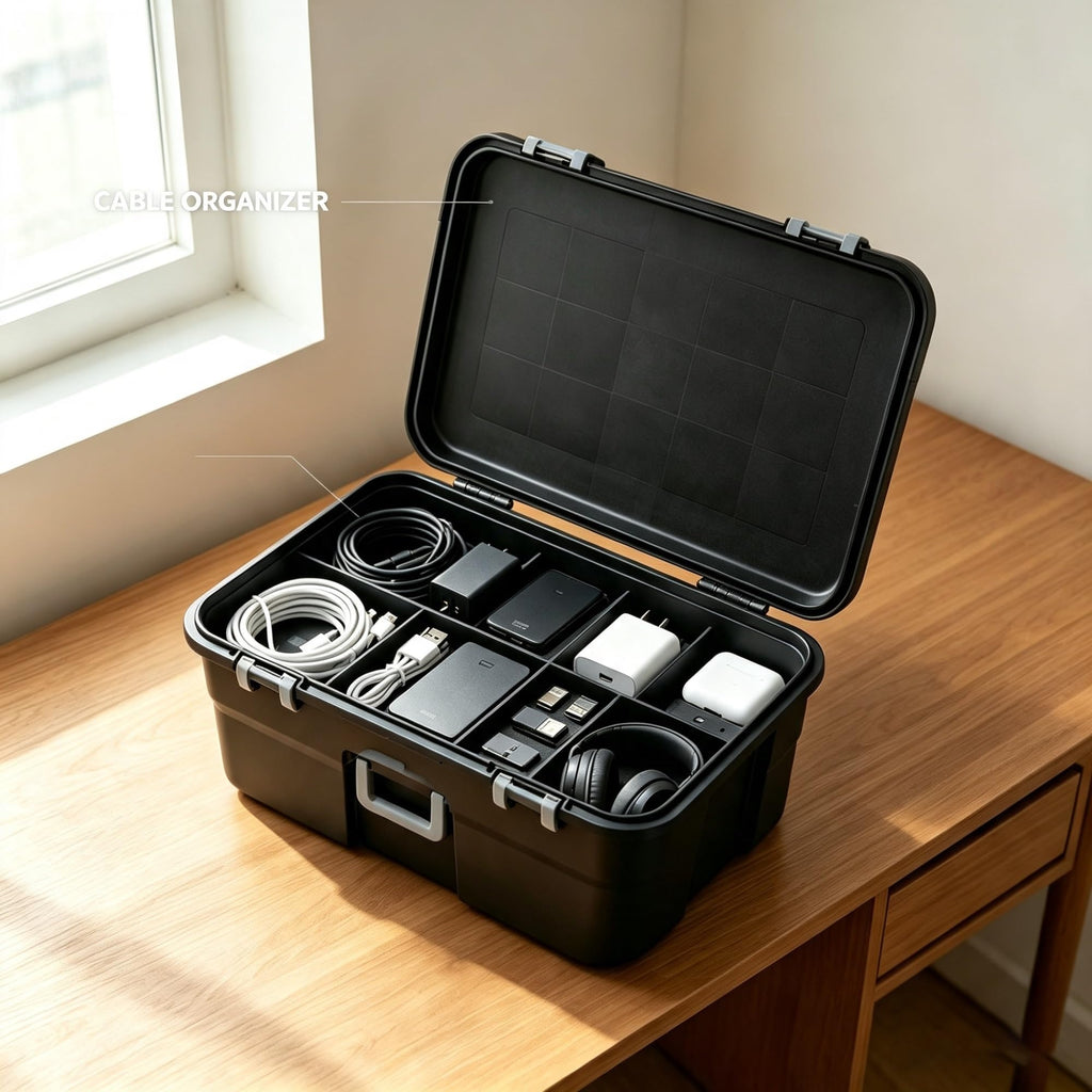 2 Pack 22 Gallon Black Wheeled Lockable Plastic Storage Trunk Q799