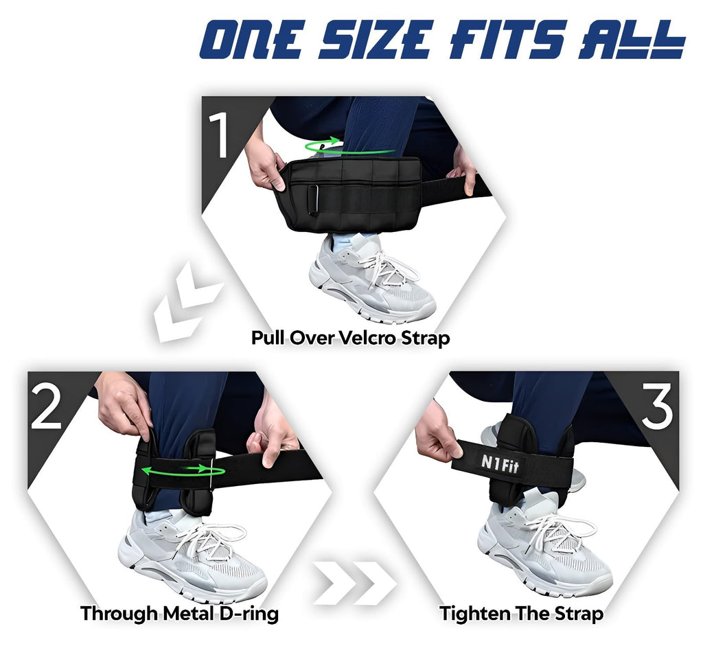 10lbs/Pair Adjustable Ankle Weights N10020
