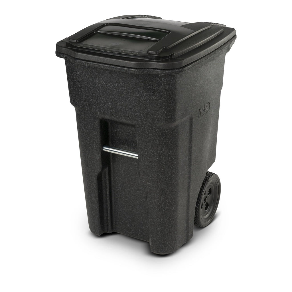 Blackstone Trash Can with Wheels and Attached Lid, 48 Gallon Y6405