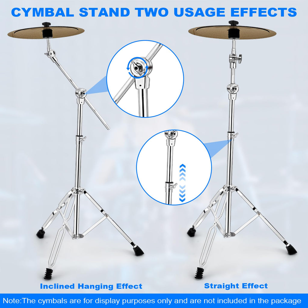 Adjustable 2 Pack Cymbal Boom Stand M280