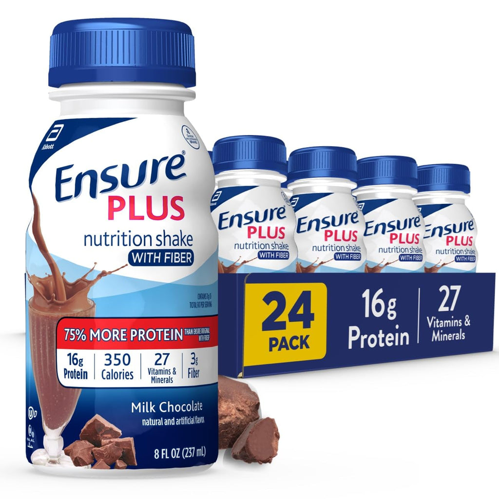 Milk Chocolate & Vanilla Nutrition Shake with Fiber, 16 Grams of Protein, 8 Fl Oz E678376