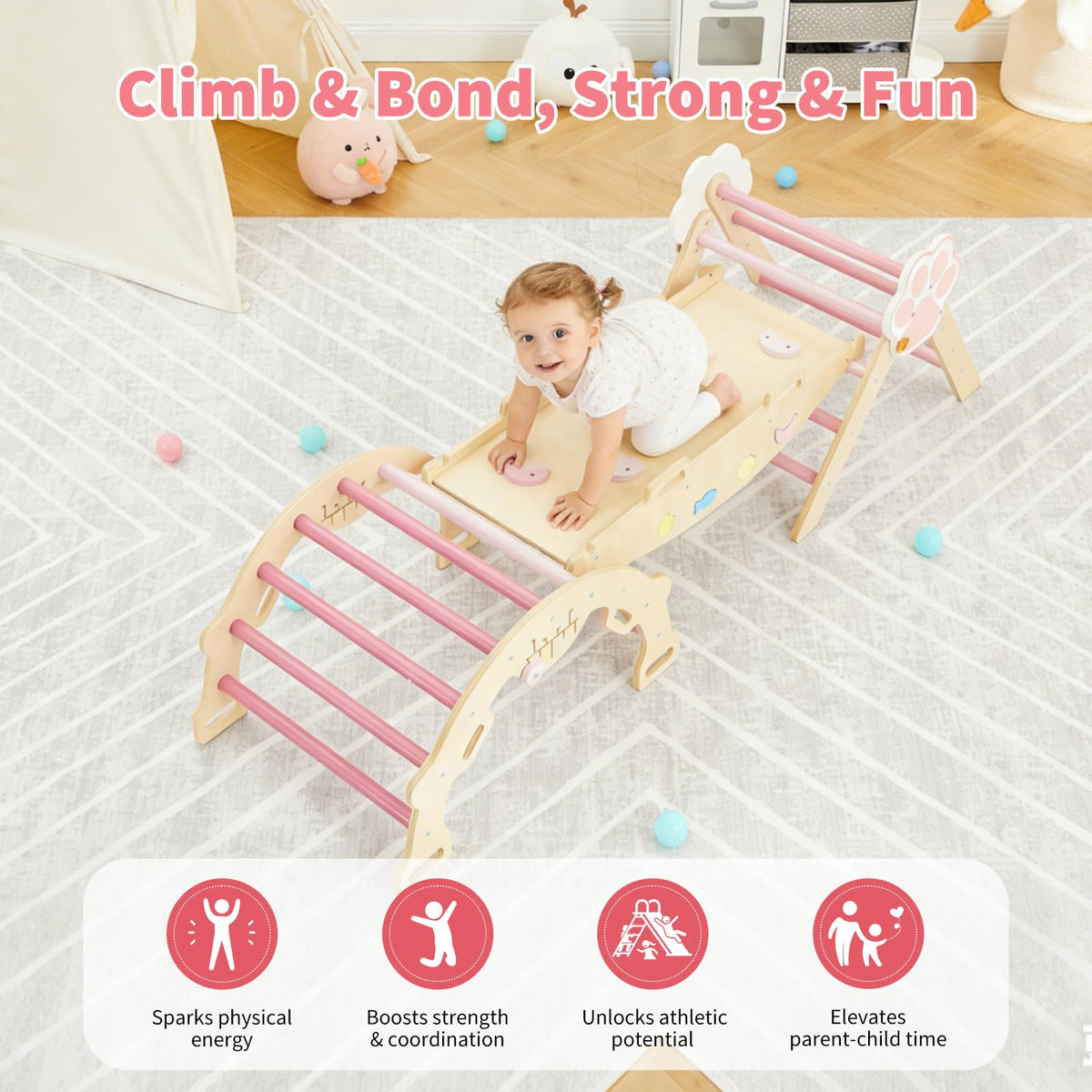 7-in-1 Triangle Climbing Set T7186