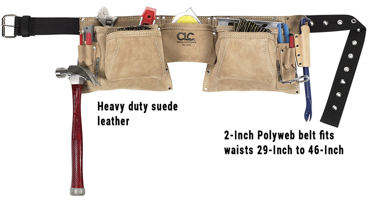 Heavy Duty Suede Work Apron, 12 Pocket L935