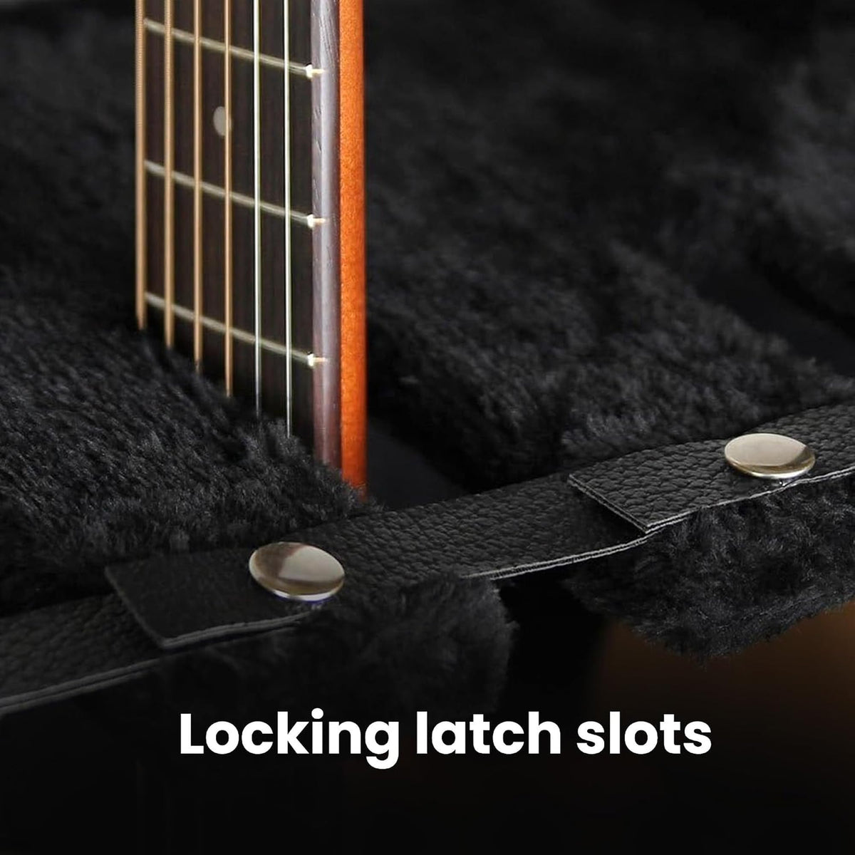 6 Guitar Stand Case Hardwood Plush R9068