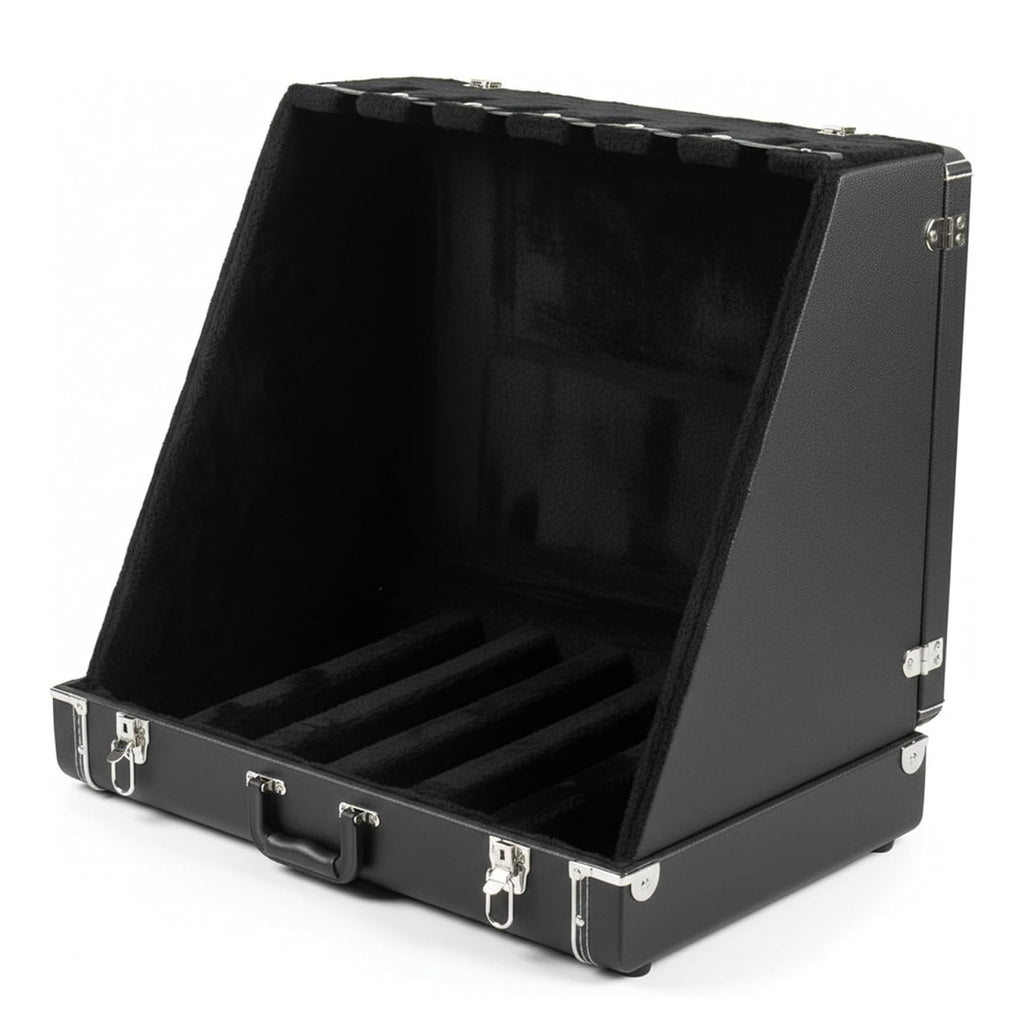 6 Guitar Stand Case Hardwood Plush R9068