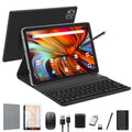 10 inch Android Tablet with Keyboard, 128GB ROM 16GB RAM, Black J90758