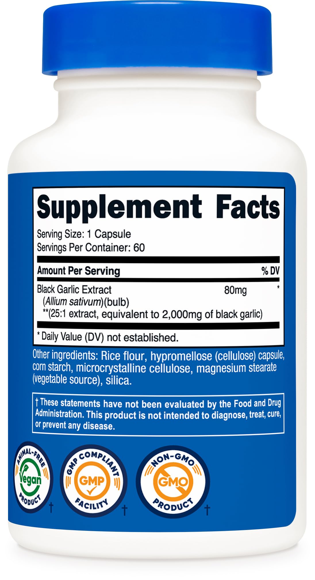 Black Garlic Extract 60 Capsules E57052