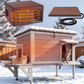 6-Sides Insulated Outdoor Heated Cat House F3951