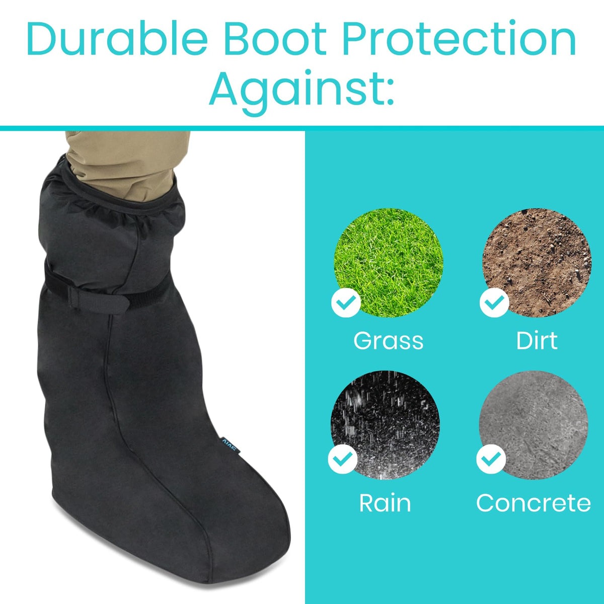 Waterproof Non-Slip Adjustable Walking Boot Cover M10318