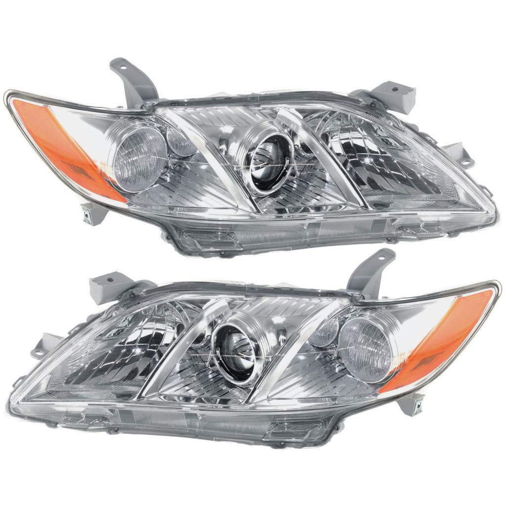 Toyota Camry Headlight 2007 2008 2009 Pair Driver and Passenger Side R69752